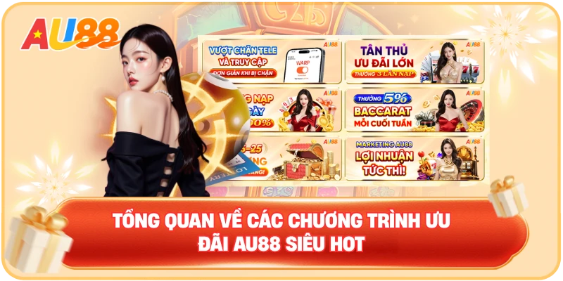 Tổng quan về các chương trình Ưu đãi AU88 siêu hot